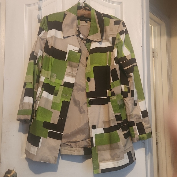 Jones Wear Jackets & Blazers - Jones New York Wear Outer light weight Jacket Color Block